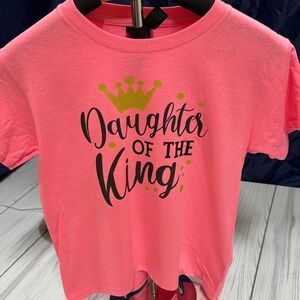 Gildan Pink 'Daughter of the King' Kids T-Shirt